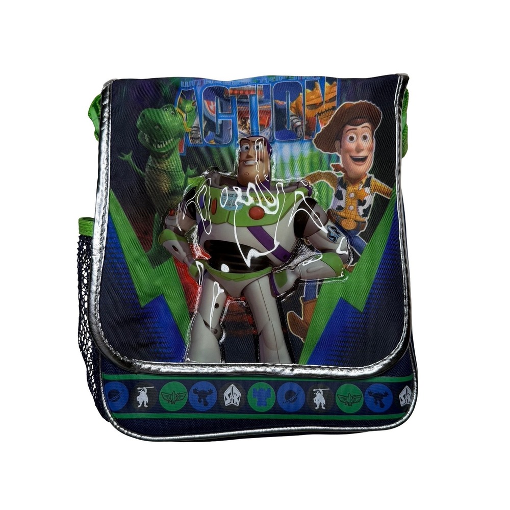 Toy Story Buzz Lightyear Woody lunch bag kids kindergarten school 9"
